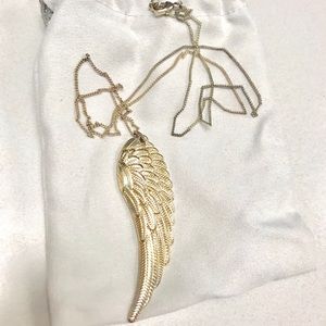 Metal Haven by Kendall & Kylie Angel Wing necklace